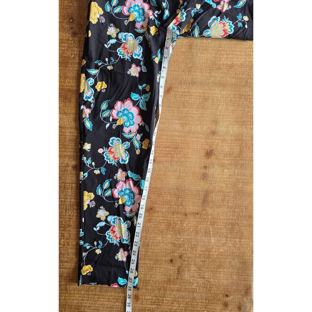 Zac &‎ Rachel NWT black and floral ultimate fit dress pants women's size 6 - Picture 5 of 7